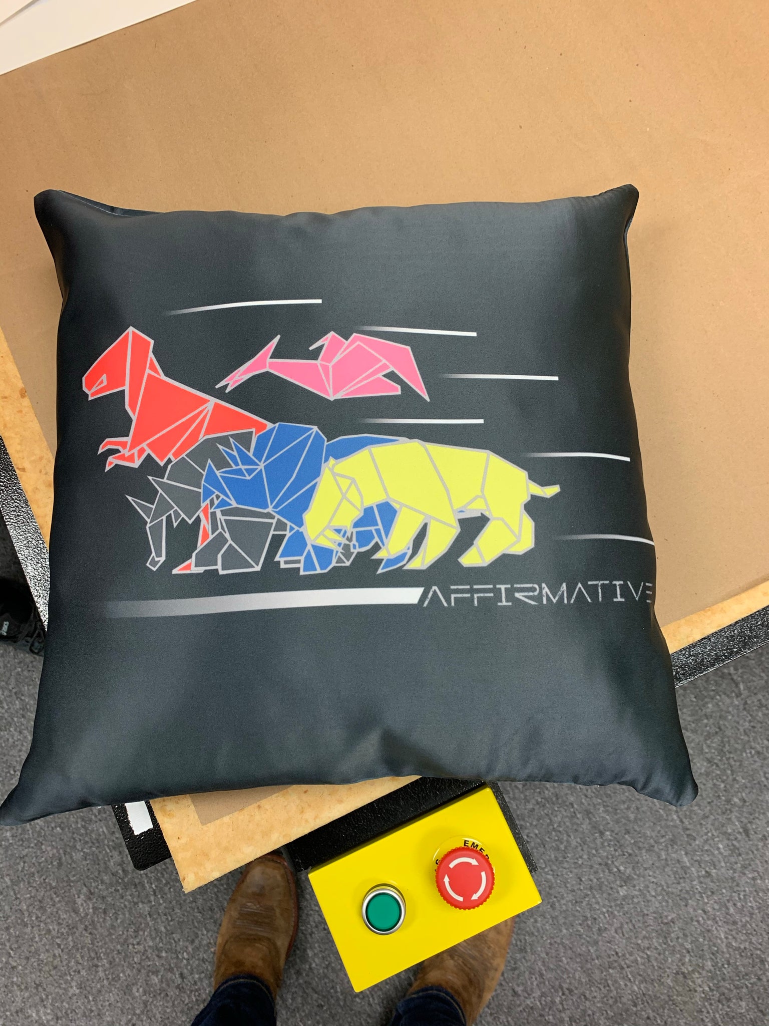 Dinogami Pillow